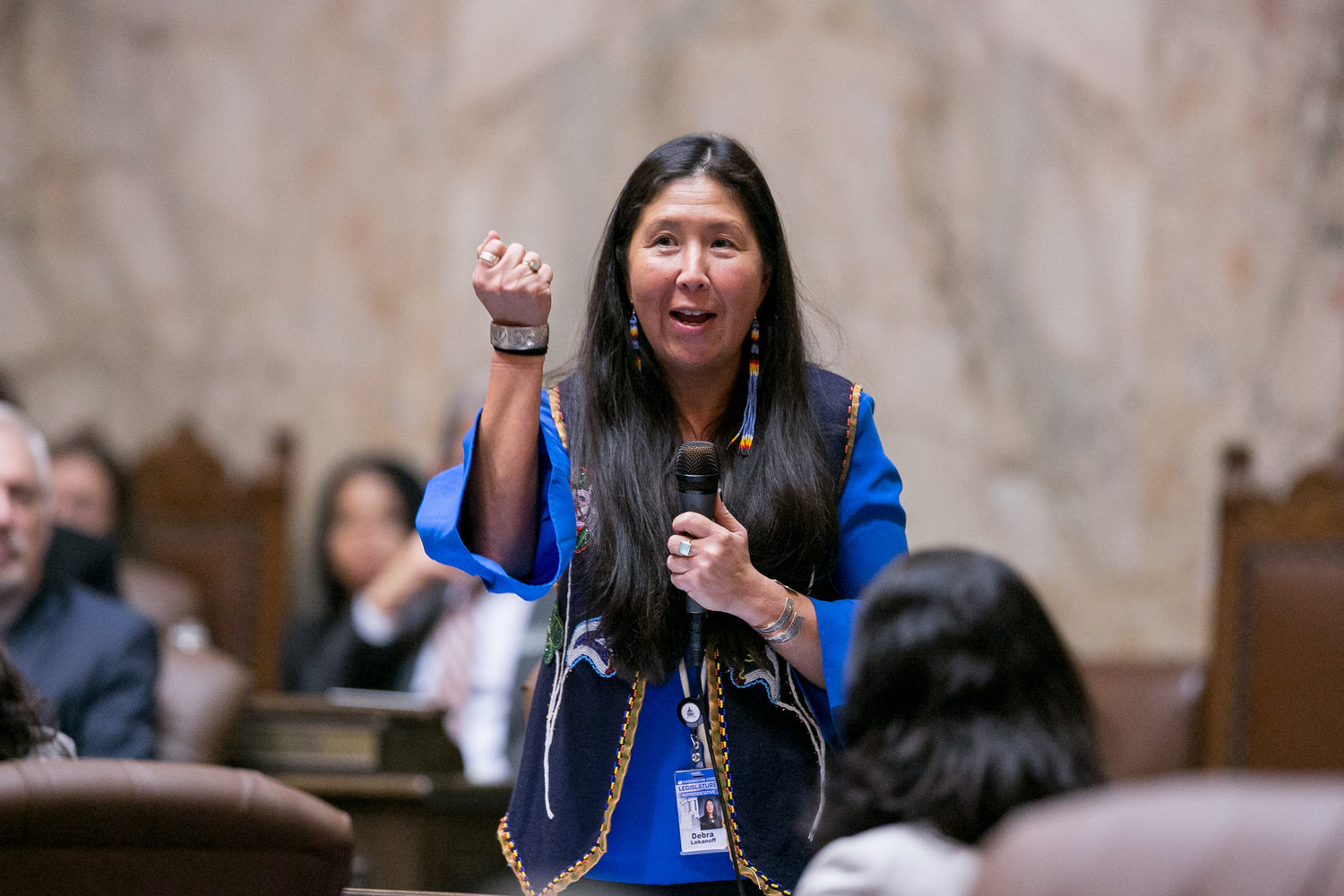 Debra Lekanoff is the only Native American in the Washington State Legislature, and she feels the weight of clearing the way for others to follow.